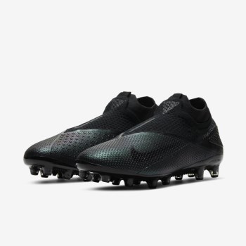 Nike Phantom Vision 2 Elite Dynamic Fit AG-PRO - Férfi Focicipő - Fekete/Fekete